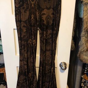 Free People Velvet Bell Bottoms